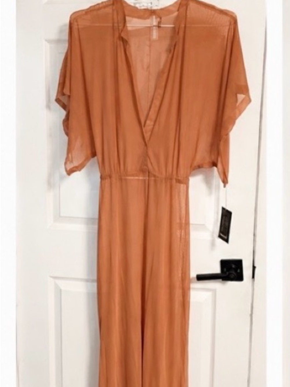 Norma Kamali Sheer Obie Maxi Dress  Small - Picture 2 of 4